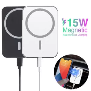 Magnetic Car Mount 15W Wireless Charger MagSafe For iPhone 14 13 12 Pro Max Mini - Picture 1 of 9