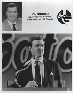 Original Lon Kruger Florida Gators Coach School-Issued Type 1 8x10 Press Photo - Picture 1 of 2