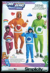 Osos de cuidado para la familia - Patrón de disfraz - Adulto XS-XL y niños XS-XL - Nuevo - Imagen 1 de 2