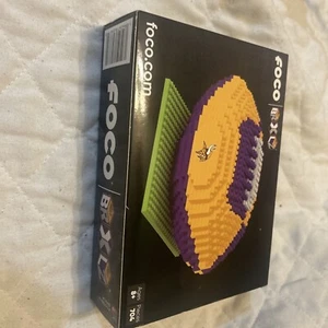 Minnesota Vikings FOCO NFL BRXLZ Team Football 3-D Construction Block Set - Picture 1 of 4