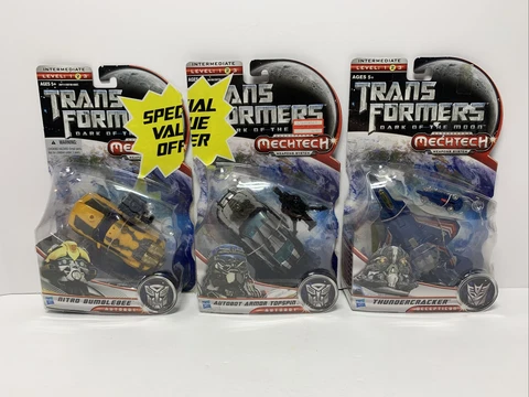 Transformers Movie Dotm Nitro Bumblebee + Thundercracker + Armor Topspin Cover
