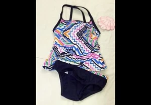 Nuevo con etiquetas Traje de baño Tankini Little Sea Gems 2 piezas Niñas Traje de baño Talla 4 - Imagen 1 de 4