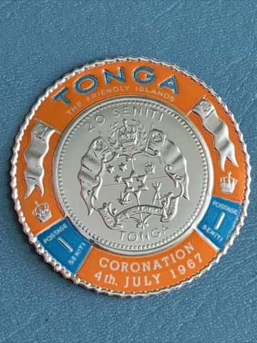 tonga coronation  stamp 1967 Mnh Cover