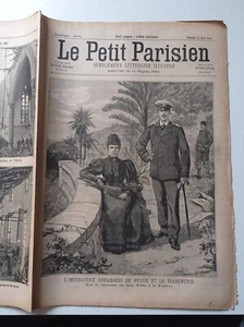 Le petit parisien journal 1896 375 impératrice douairière de russie à la turbie - Picture 1 of 3