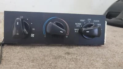 1992-1996 Ford F150-F350 Heat/AC Controller, Manual, Black, Factory Foto 1 de 4