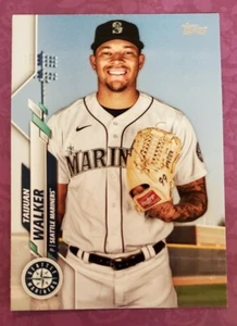 2020 Topps Update #U-254 Taijuan Walker Seattle Mariners Baseball Card - PC Qual - Picture 1 of 2