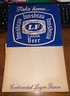 1968 Innsbrau Lager Beer Fuhrmann & Schmidt Silk Screen Point of Sale Sign