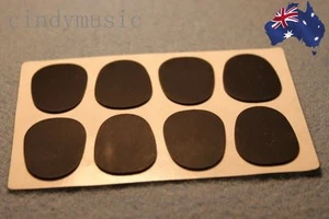 8pcs Mouthpiece Silicone patches pads cushions Alto Tenor Saxophone BLACK AU - Picture 1 of 9