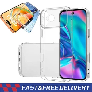 Funda ultrafina TPU flexible transparente con amortiguador de aire para iPhone 17 Pro Max/17 - Imagen 1 de 15