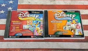 Disney Print Artist Creations Collection 1 & Winnie The Pooh, 2 CD-ROMS Sierra - Picture 1 of 11