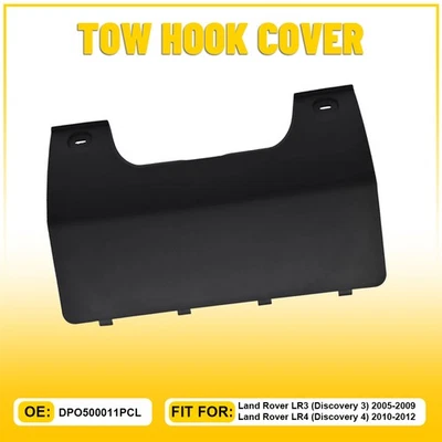 Tapa de cubierta de ojo de gancho de remolque para parachoques trasero para Land Rover LR3 Discovery 3 2005-2009 Foto 1 de 4
