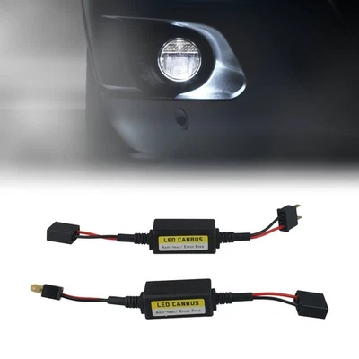 2pcs H7 LED Canbus Decoder for Headlights Error Resistor Anti Flicker - Image 1 of 4