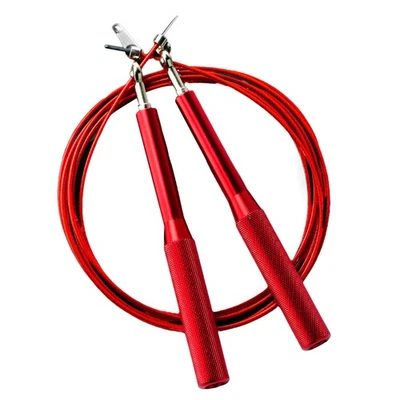  Aluminiumgriff Stahl Springseil Metall Springseil Fitness Seil Gewicht - Bild 1 von 4