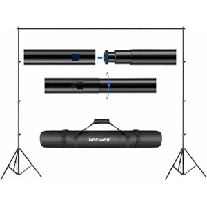 NEEWER Soporte de Fondo Sistema de Soporte 2.6M x 3m con Funda de Transporte par - Imagen 1 de 8
