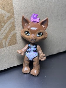 Monster High Weredith Wolf Baby Sister Clawdeen Family Figure 2.5” Mattel 2020 - Picture 1 of 3