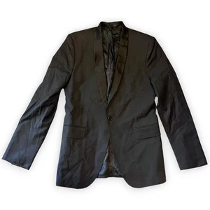 Vintage, Givenchy Paris, Black Virgin Wool Jacket, Size: 46 - Picture 1 of 9