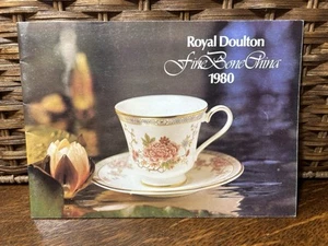 Vintage Royal Doulton Fine Bone China 1980 Catalog Booklet Book Crystal Shapes - Picture 1 of 5
