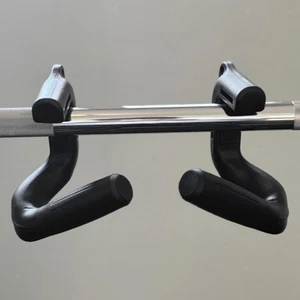 Grip Handle Attachments Heavy Duty 45° Angles for Pullups Deadlifts Home Gym - Picture 1 of 7