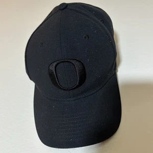 Gorra ajustable University of Oregon Ducks negra con logotipo O - Imagen 1 de 5
