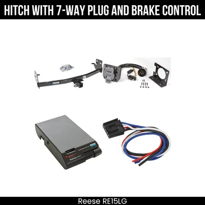 Control de freno de cableado paquete de remolque Reese para 04-12 GMC Canyon 08-12 Chevrolet Colorado Foto 1 de 4