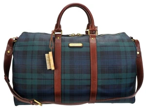 Vintage Polo Ralph Lauren Tartan Blackwatch Duffle 45 Weekender Reisetasche - Bild 1 von 10
