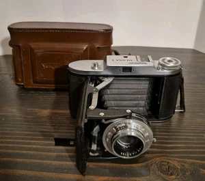 Voigtlander Bessa I Folding Camera With Vaskar 105mm Lens With Case - Picture 1 of 10