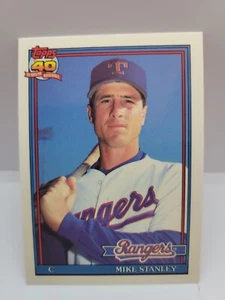 1991 Topps Factory Set Collector's Edition (Tiffany) Mike Stanley #409 "MINT" - Picture 1 of 6