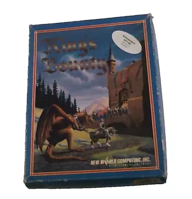 King's Bounty Commodore 64, 1990 video game with box 5.25" floppy disk - Image 1 of 4