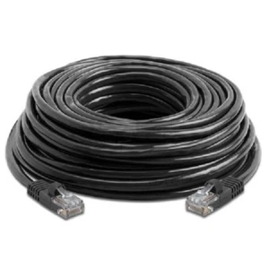 Black 150 FT Foot 45M Cat5 Patch Ethernet LAN Network Router Wire Cable Cord NEW - Picture 1 of 1