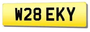 BECKY W 2 Private Cherished Registration Private Number Plate BECK BEC BEK BEX - Picture 1 of 1