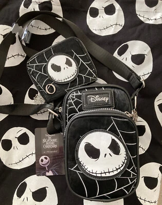 NIGHTMARE BEFORE CHRISTMAS JACK PHONE HOLDER HANDBAG CROSSBODY & PURSE& TOTE BAG - Image 1 of 4