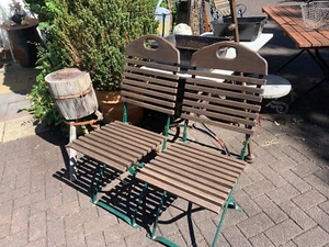 Alte Biergartenstühle Gartenstühle 2 STÜCK - Bild 1 von 5