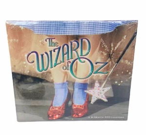 Wizard of Oz calendar 2002 SEALED Turner Judy Garland Dorothy dream slippers BC3 - Picture 1 of 3