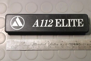 Badge Geschriebenes Logo Emblem Auto Oldtimer Autobianchi A112 Elite Plaste Sait - Bild 1 von 3