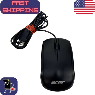 Acer Wired USB Optical Mouse – MOFGUO Model – Tested – PC Desktop Mouse - Image 1 of 2