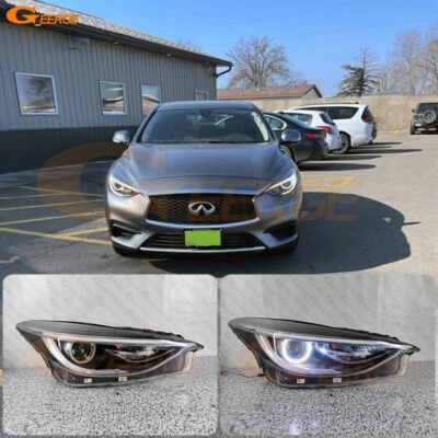 For Infiniti QX30 Q30 2017 2018 2019 Ultra Bright COB Led Angel Eyes Halo Rings - Image 1 of 4