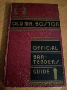 1935 Old Mr. Boston Deluxe Official Bartender's Guide by Leo Cotton Hardcover - Picture 1 of 2
