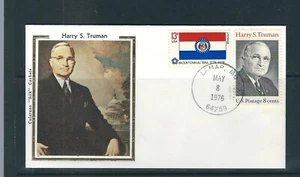 USA Presidents / Harry S . Truman . ( NOT A FDC ). Colorano Silk Cachet - Picture 1 of 1