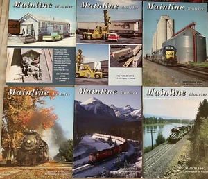 Mainline Modeler Magazines 1993, 11 ISSUE, FULL YEAR EXCEPT FOR FEBURARY. - Foto 1 di 12