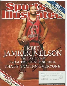 Jameer Nelson Autographed Sports Illustrated Magazine Full 2/16/04 #1 - Picture 1 of 1
