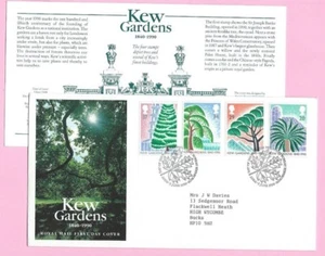 ROYAL MAIL 1990 FDC - KEW GARDENS 1840 to 1990 - Shs BUREAU Edinburgh - Picture 1 of 1