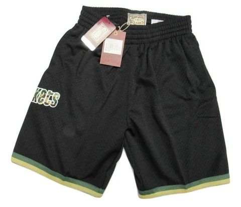 93-94 Houston Rockets Mens S-M-L-XL-2XL Mitchell & Ness Swingman HWC Shorts $85 Cover