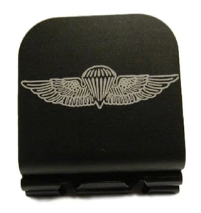 Marina y Marina Alas de Salto Grabadas con Láser Aluminio Sombrero Clip Brim-it - Imagen 1 de 9