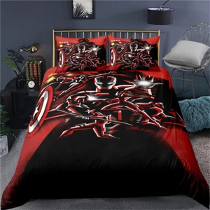 The Avengers Ironman Single Double Queen King Bed Quilt/Doona/Duvet Cover Set - Picture 1 of 2