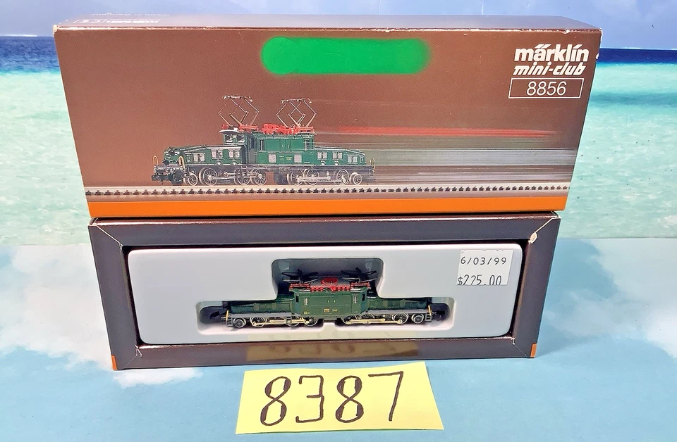 MARKLIN Z # 8856 MINI-CLUB CROCODILE ELECTIC LOCOMADE W.GERMANY OB,INSTRUCTION - Image 1 of 4