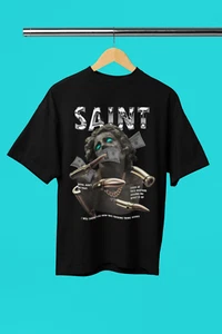 Saint Graphic T-Shirt - Bold and Iconic Urban Style - Picture 1 of 4
