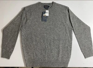 Pendleton Mens Sweater Gray Shetland Wool Knit Pullover Crewneck Washable - M - Picture 1 of 3