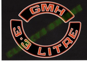 Holden Torana LX-UC 6cylinder Red motor Air cleaner decal set. - Bild 1 von 1