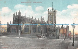 Tarjeta postal R2763 Manchester Cathedral GD y DL - Imagen 1 de 4