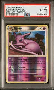 2011 Pokemon Call of Legends 4 Espeon - Reverse Foil PSA 6 - Bild 1 von 2